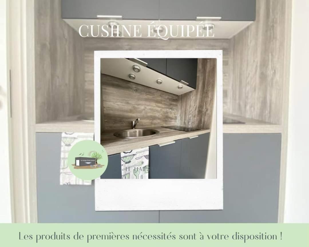 Studio De Jardin "Le Temps D Une Pause" Jusqu'A 4 Personnes En Face Du Beaujolais - Climatisation Et Borne Recharge Vehicule Electrique Montmerle-sur-Saône Kültér fotó